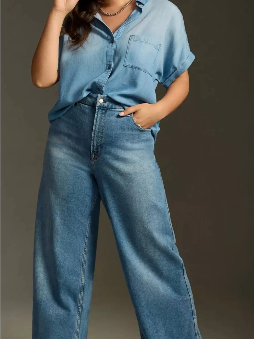Cloth & Stone Breezy Button Down Blouse - Picture 1 of 4